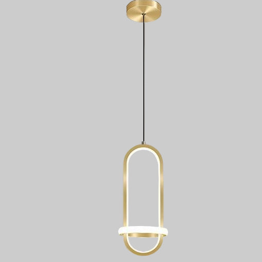 Lustre de chevet LED moderne et minimaliste pour chambre avec design créatif d'inspiration nordique