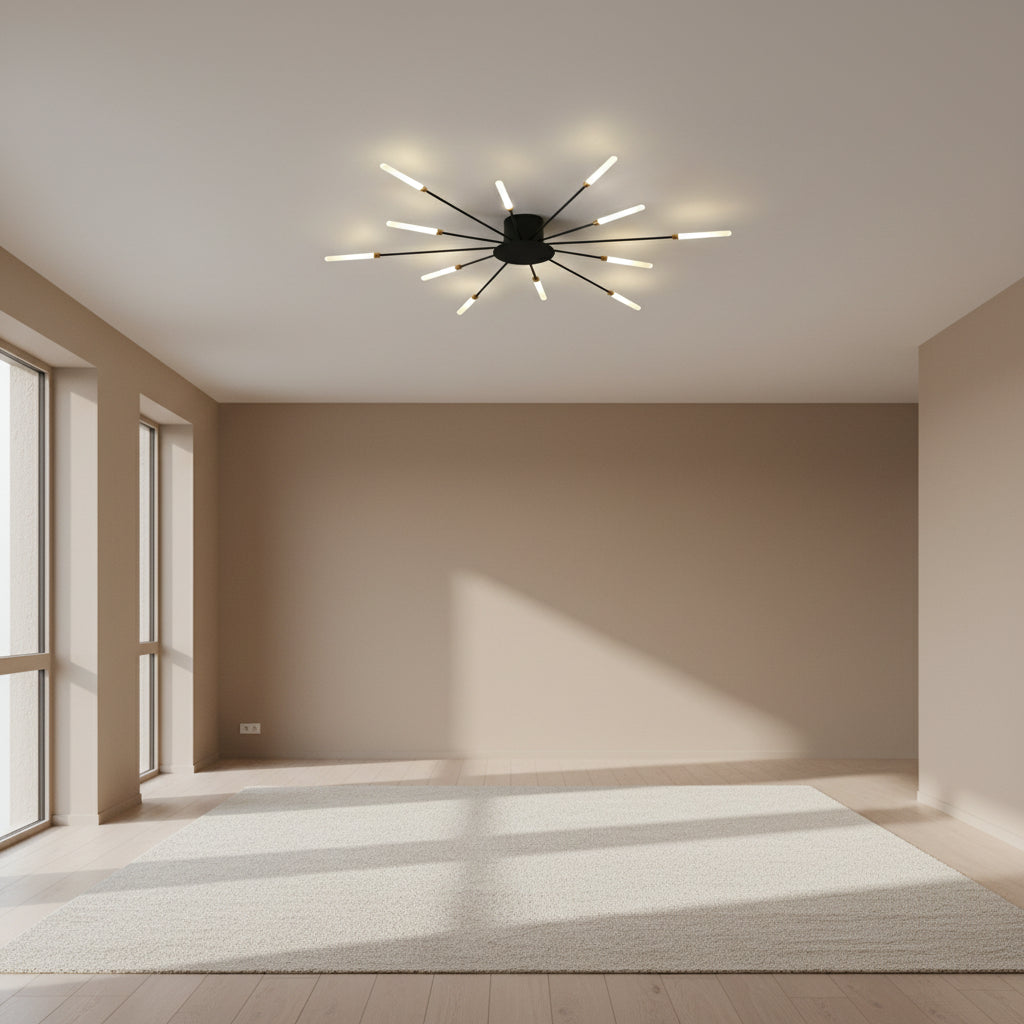 Plafonnier LED Feux d'artifice pour Salon Moderne Minimaliste Nordique