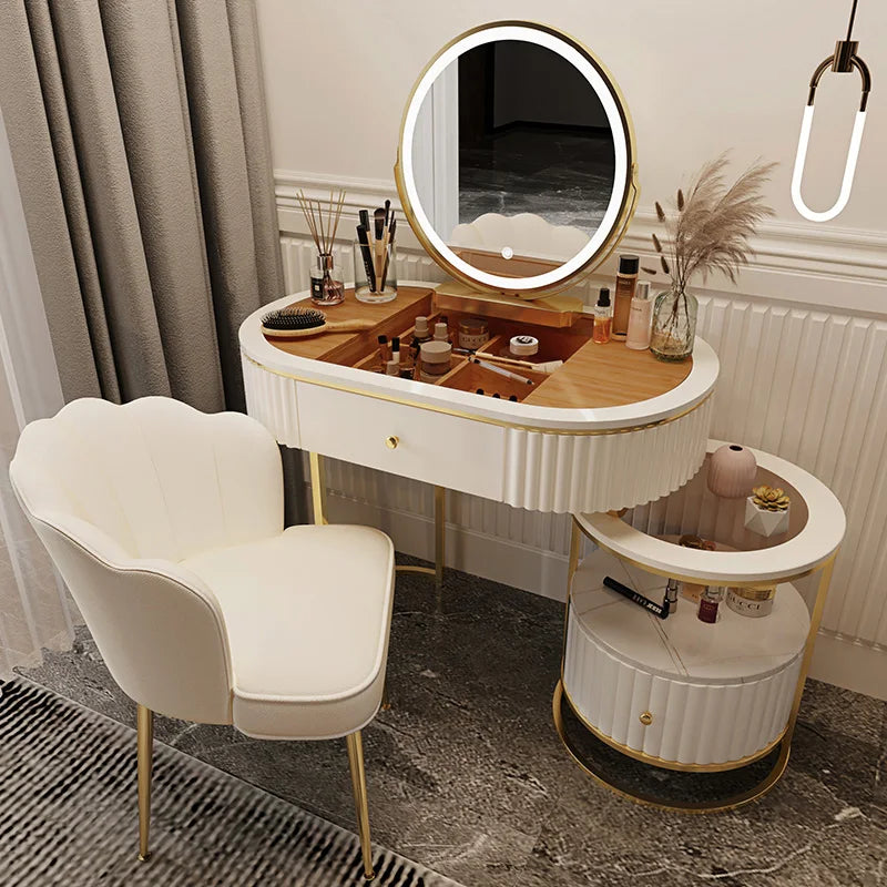 Coiffeuse Minimaliste en Fer - Mode Nordique