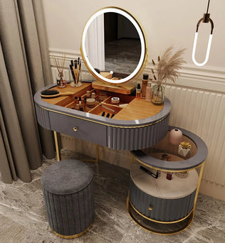 Coiffeuse Minimaliste en Fer - Mode Nordique