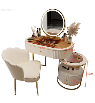 Coiffeuse Minimaliste en Fer - Mode Nordique