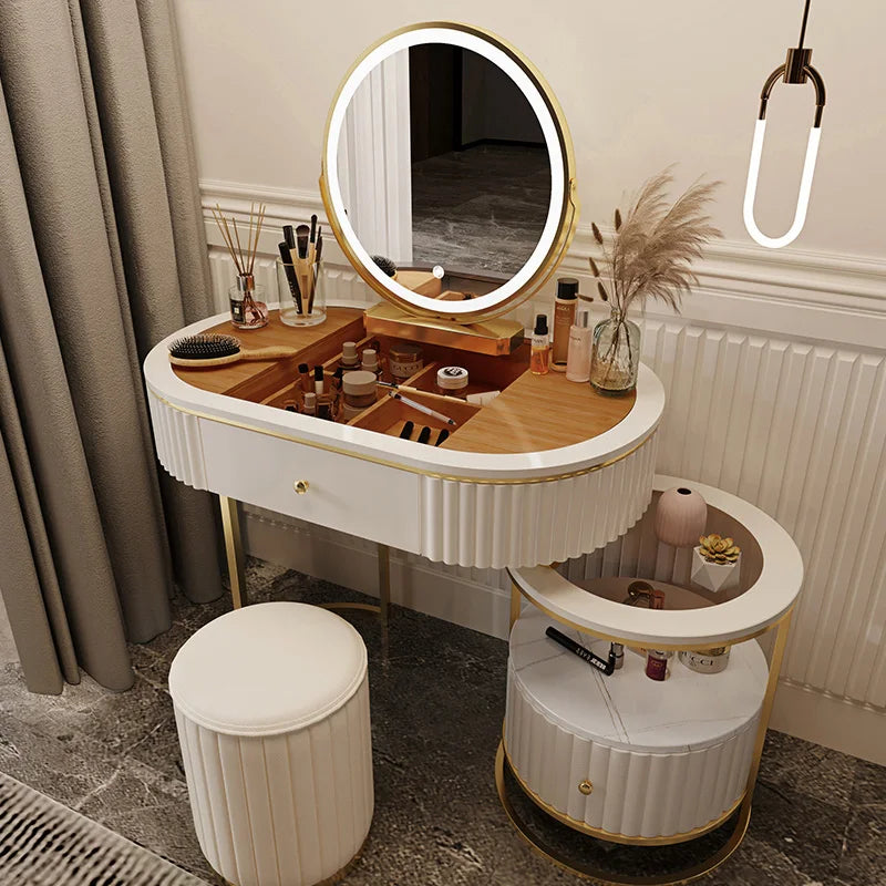 Coiffeuse Minimaliste en Fer - Mode Nordique
