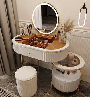 Coiffeuse Minimaliste en Fer - Mode Nordique