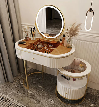 Coiffeuse Minimaliste en Fer - Mode Nordique