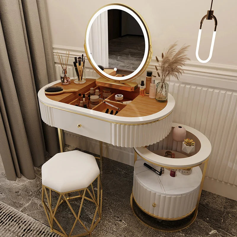 Coiffeuse Minimaliste en Fer - Mode Nordique