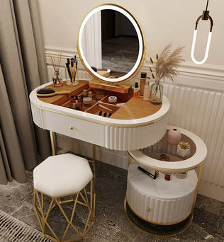 Coiffeuse Minimaliste en Fer - Mode Nordique