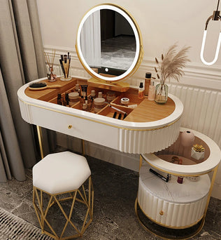 Coiffeuse Minimaliste en Fer - Mode Nordique