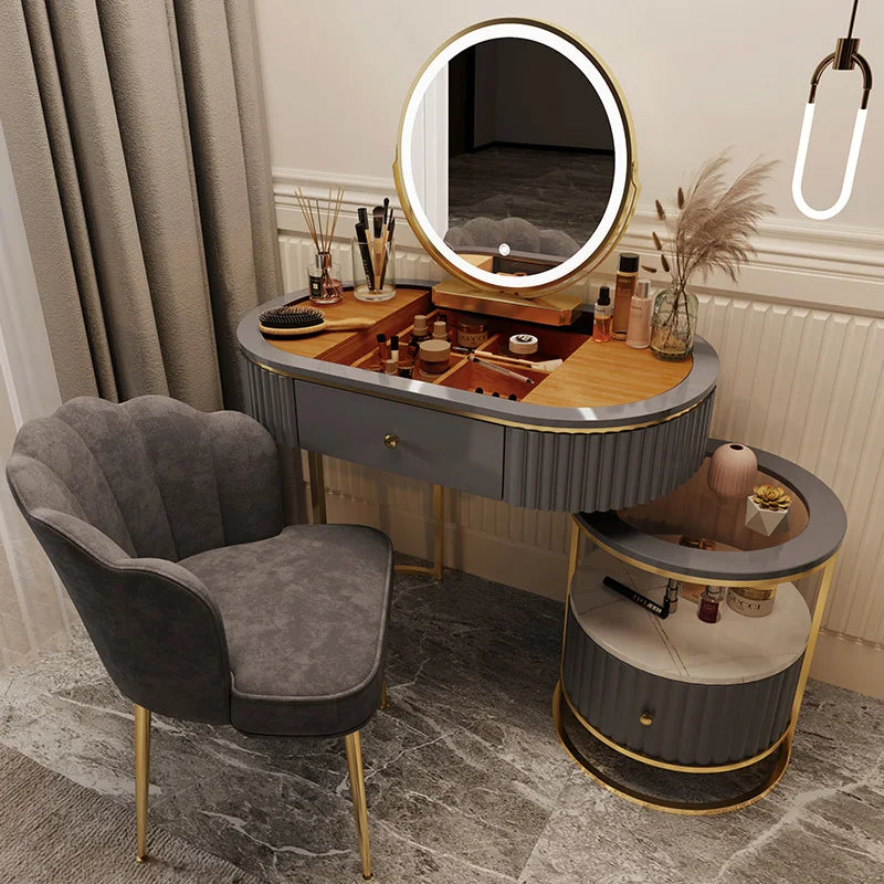 Coiffeuse Minimaliste en Fer - Mode Nordique
