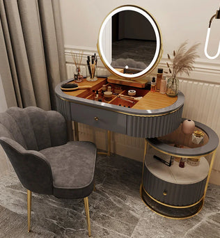 Coiffeuse Minimaliste en Fer - Mode Nordique