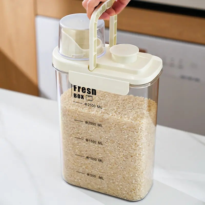 Réservoir de Stockage Scellé - Conserve Riz, Soja et Autres Articles, Hermétique, Anti-Humidité et Anti-Moisissure