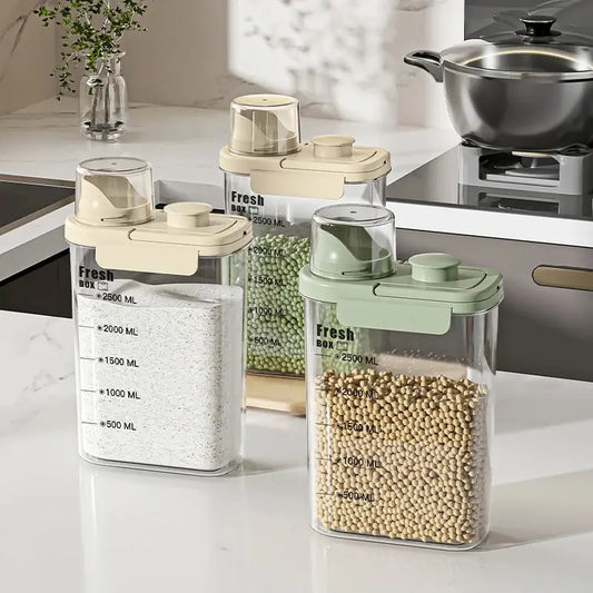 Réservoir de Stockage Scellé - Conserve Riz, Soja et Autres Articles, Hermétique, Anti-Humidité et Anti-Moisissure