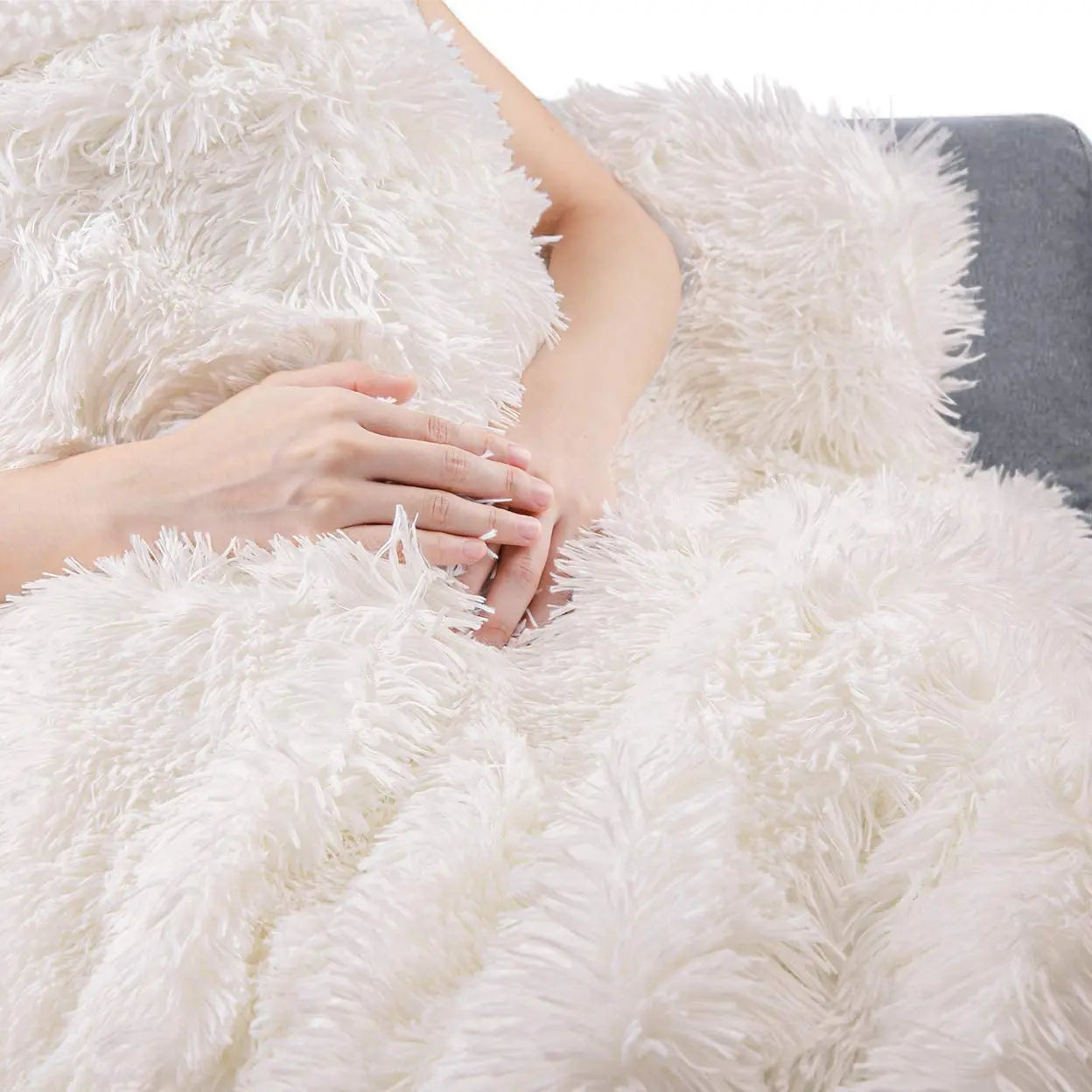 Couverture d'Hiver en Peluche à Deux Couches - Chaude et Confortable