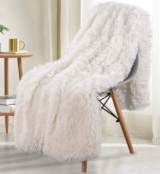 Couverture d'Hiver en Peluche à Deux Couches - Chaude et Confortable