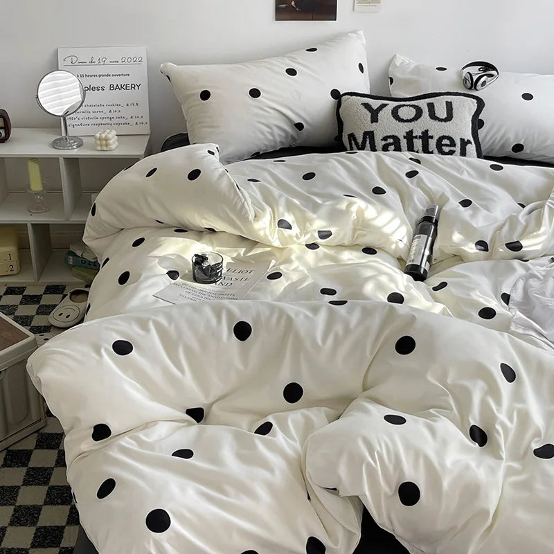Ensemble de Linge de Lit au Style Simple