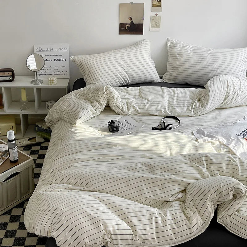 Ensemble de Linge de Lit au Style Simple