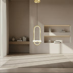 Lustre de chevet LED moderne et minimaliste pour chambre avec design créatif d'inspiration nordique